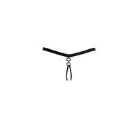 Mandy Mystery String Ouvert avec Strass Noir Taille S/M