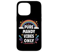 Mandy Vibes Only Cute Retro Girls Mandy Name Coque pour iPhone 14 Pro Max