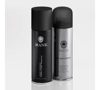 Mane Hair Thickening Spray 200 ml with Seal & Control 200 ml Fixing Spray -Black