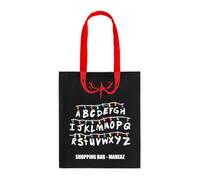 MaNeaz 38x42 cm lettre tote bag sac fourre tout Sac à provisions Sac en toile Réutilisable Convient Aux Fans De Cinéma Et De Télévision Idée