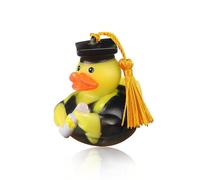 MaNeaz Canard drôle Canard de Bain Universitaire avec diplôme avec Chapeau de Docteur Cadeaux de fin d'études(B)