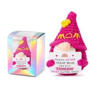 MaNeaz Tricotée Travail Petite Poupée Positive GNOME Peluche Elfe Décoration Giftasy Cadeau Maman Cadeau Anniversaire Maman