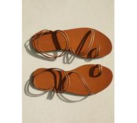 Manebi Manebi Brown Francesca Leather Sandals