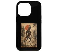 Maned Wolf Samurai Warrior Japanese Vintage Graphic Ukiyo-e Coque pour iPhone 13 Pro