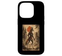 Maned Wolf Samurai Warrior Japanese Vintage Graphic Ukiyo-e Coque pour iPhone 14 Pro