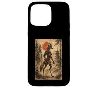 Maned Wolf Samurai Warrior Japanese Vintage Graphic Ukiyo-e Coque pour iPhone 15 Pro Max