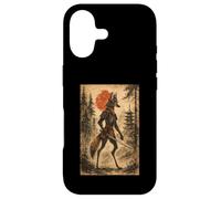 Maned Wolf Samurai Warrior Japanese Vintage Graphic Ukiyo-e Coque pour iPhone 17