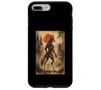 Maned Wolf Samurai Warrior Japanese Vintage Graphic Ukiyo-e Coque pour iPhone 7 Plus/8 Plus