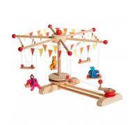 Manège À Chaînes Avec 3 Poupées - Kit De Construction