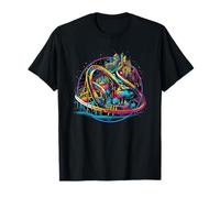 Manège passionnant au parc d'attractions Roller Coaster T-Shirt