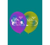Manege Sarl '8 Ballons Imprimes Cars Multicolore
