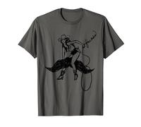 Manèges à Moustache gratuits Amusants T-Shirt, Homme, Asphalte, L