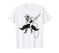 Manèges à Moustache gratuits Amusants T-Shirt, Homme, Blanc, M
