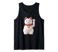 Maneki Neko Chat Origami Chat Chanceux Japonais Kawaii Débardeur