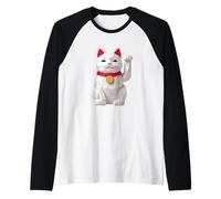Maneki Neko Chat Origami Chat Chanceux Japonais Kawaii Manche Raglan