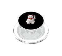 Maneki Neko Chat Origami Chat Chanceux Japonais Kawaii PopSockets PopGrip pour MagSafe
