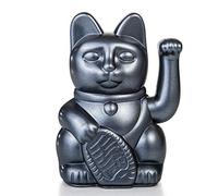 Maneki neko Chat porte-bonheur à bras mobile, Plastique, Galaxy Metalic, ca. 15 x 10,5 cm