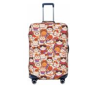 Maneki-Neko Housse de protection lavable pour valise de 45,7 à 81,3 cm Motif chats, noir, X-Large