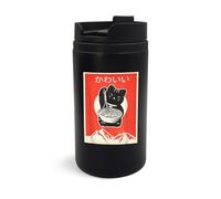 Maneki-Neko Mug de voyage isotherme avec motif chat ramen style rétro japonais