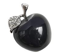 Manekieko Obsidienne Naturelle Apple Crystal & Healing Stone Zhen Collection,3Cm Healing Crystal Figures Sculptures Home Ornements Décorations De Mariage
