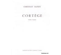Manen Christian - Cortege - Piano