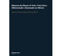 Maneras de Ejercer el Voto: Voto Duro, Diferenciado y Razonado de México: Tres formas de votar que transforman la democracia mexicana