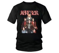 Maneskin-Pop-Rock-Band-T-Shirt-Short-Sleeved-Pure-T-Shirt-Italy-Victoria-De