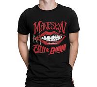 Maneskin Zitti e Buoni Black Tshirt Cotton Tee Colour T-Shirts & Hemden(Medium)