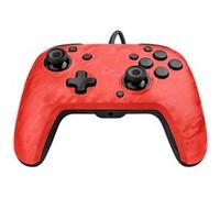 Manette audio Nintendo Switch PDP Faceoff Deluxe+ Rouge Camouflage Rouge camo G