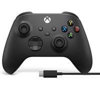 Microsoft Xbox Wireless Controller + USB-C Cable Noir Manette de jeu Analogique/Numérique PC, Xbox One, Xbox One S, Xbox One X, Xbox Series S, Xbox Series X