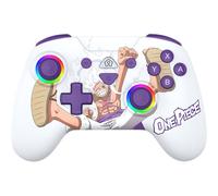 Manette Bluetooth sans fil SUBSONIC One Piece Luffy Gear 5 Nintendo Switch Blanc