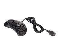 Manette Classique Rétro Ergonomique 9 Broches 16 Bits, Manette de Jeu Portable Classique avec Boutons Directionnels à Disque Rond, Technologie Turbo Boost pour Manette