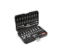 Yato Jeu de douilles 1/4" YT-14501, 56 pièces, Noir