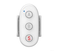 Manette compacte sans fil pour selfie vlogging en un clic (blanc) | Matériau ABS, veille de 30 jours, faible consommation d'énergie, garantit une capture à tout moment