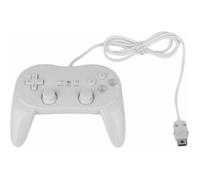 Manette contrôleur Classic Pro pour Nintendo Wii, Wii U - 1,20 m - Blanc