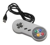 Manette Contrôleur USB filaire Pour Nintendo Famicom SF SNES PC MAC Windows NEUF