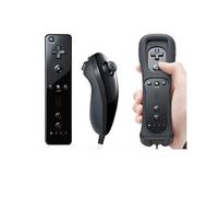Manette Contrôleur Wiimote Nunchuk Housse Pour Wii Noir