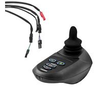 Manette de commande pour fauteuil roulant, remplacement de la manette commande fauteuil roulant électrique 24 V, réglable sur 5 vitesses, pour scooter mobilité, fauteuil électrique