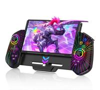 Manette de commutateur avec LED et joystick Hall pour Nintendo Switch/OLED, commutateur filaire monobloc avec turbo/4 fente de jeu/vibration, contrôleur de joypad portable pour Nintendo Switch