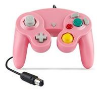 Manette de contrôleur NGC filaire pour Nintendo GameCube GC Wii U Rose Rose G