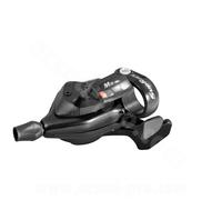 SunRace Manette de dérailleur droite DLM503 8 vitesses Push/Pull avec ajusteur de pouce Noir