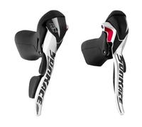 Sunrace Strs1 R10/l2 Brake Lever Set With Shifter Argenté 2 x 10s