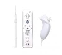 Manette De Jeu 2 En 1 Nunchuck Avec Motion Plus, Pour Nintendo Wii, Télécommande, Joystick