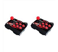 Manette de jeu 4 en 1 2X pour Switch avec câble USB, station de jeu compatible Android TV