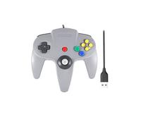 Manette de Jeu 64 N64 USB Classique Gamepad Joystick pour Windows PC Mac