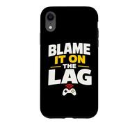 Manette de Jeu Amusante Blame It on The Lag Coque pour iPhone XR