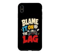 Manette de Jeu Amusante Blame It on The Lag Coque pour iPhone XS Max