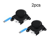 Manette De Jeu Analogique Pour Nintendo Switch Joy-Con,De La Bascule,Manette De Jeu,Facile À Enlever Et À Adapter,2 Pièces - Type Black 2pcs