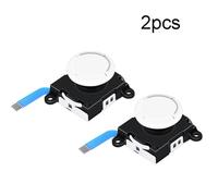 Manette De Jeu Analogique Pour Nintendo Switch Joy-Con,De La Bascule,Manette De Jeu,Facile À Enlever Et À Adapter,2 Pièces - Type White 2pcs