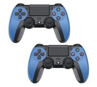 Manette de jeu Applicable à PS4 2pcs Contrôleur de Jeu Sans Fil Manette de Jeu Bluetooth 2.1 pour PS4 Hôte du Jeu Ordinateur PC